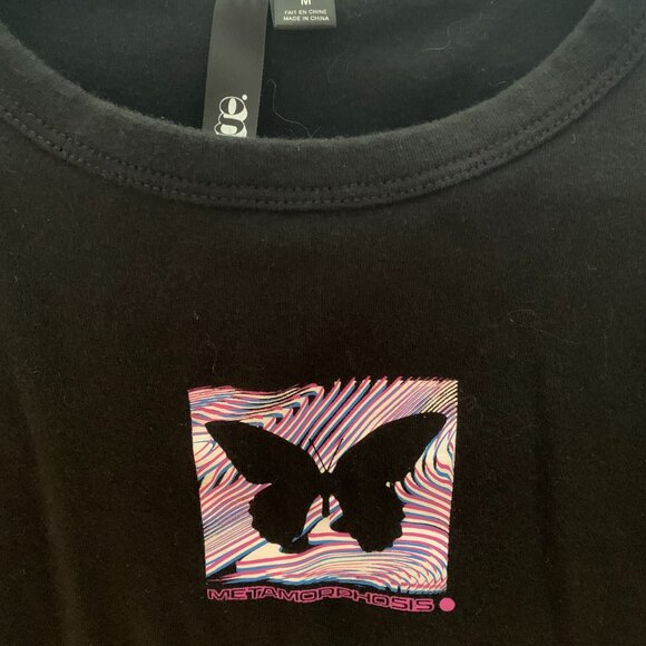 Garage Jet Black with Metamorphosis Art T- Shirt - Picture 3 of 3